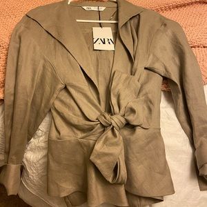 Wrap top/jacket from Zara!